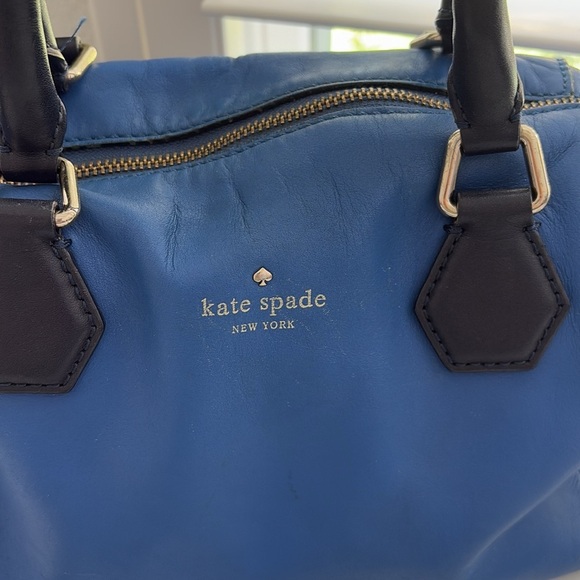 Kate Spade Royal Blue Leather Handbag - Picture 2 of 16